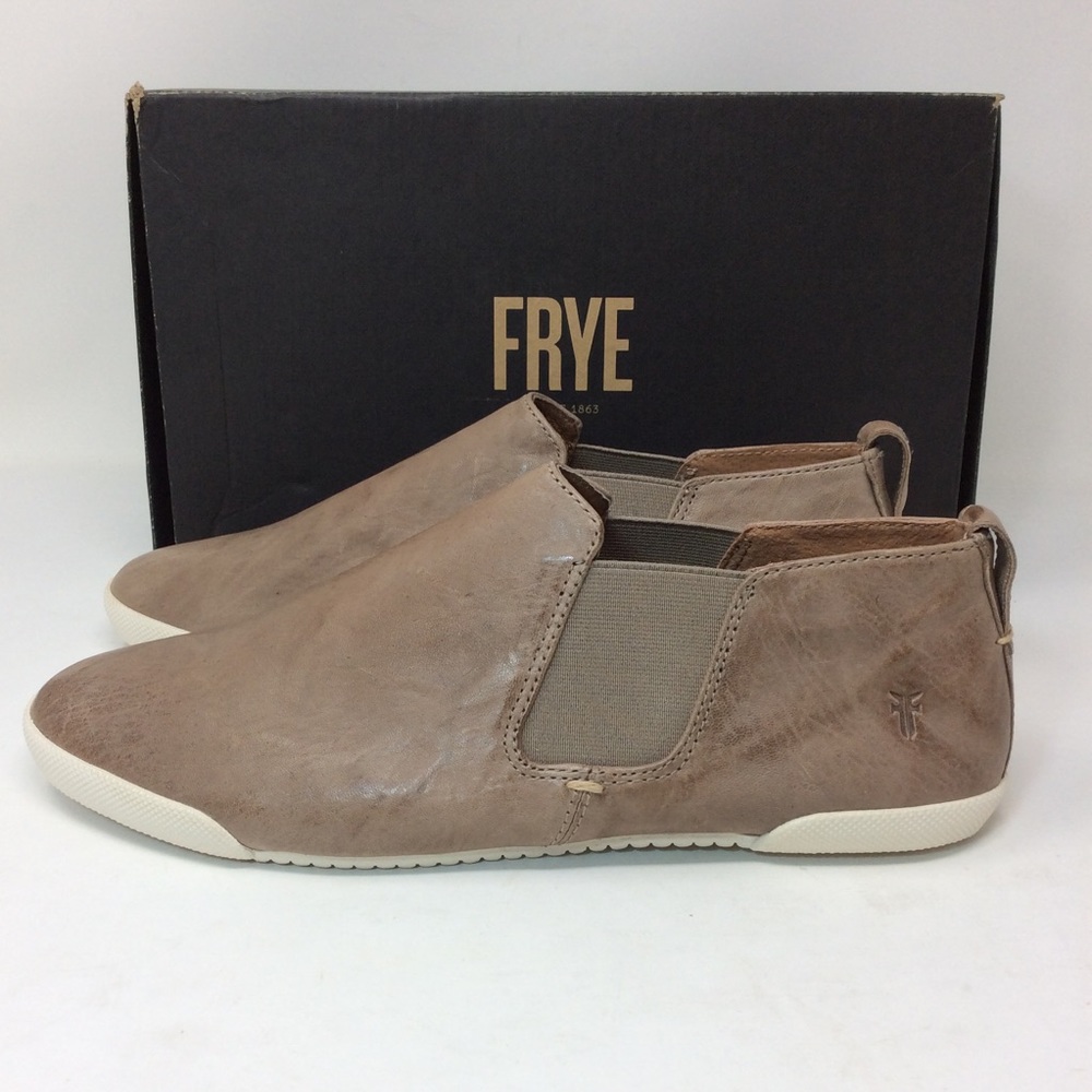 Frye Melanie Chelsea Leather Slip-On Sneaker Boot Bootie 9.5